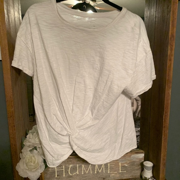 a new day Tops - A New Day White Knotted Top